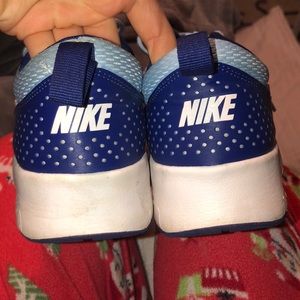Blue nike sneakers